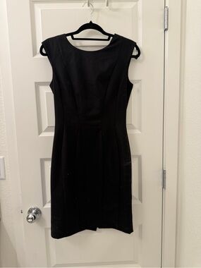 H&M Classic Black Sheath Dress - Sleek Professional Style